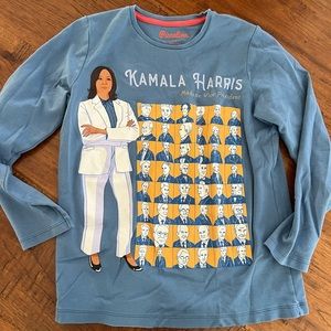 Piccolina long sleeve Kamala Harris shirt, size 12